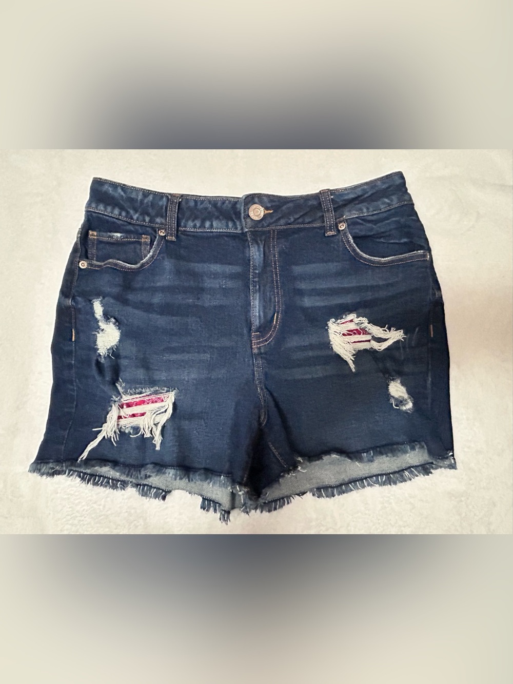 Maurice’s High Rise Bandana Blue Jeans
